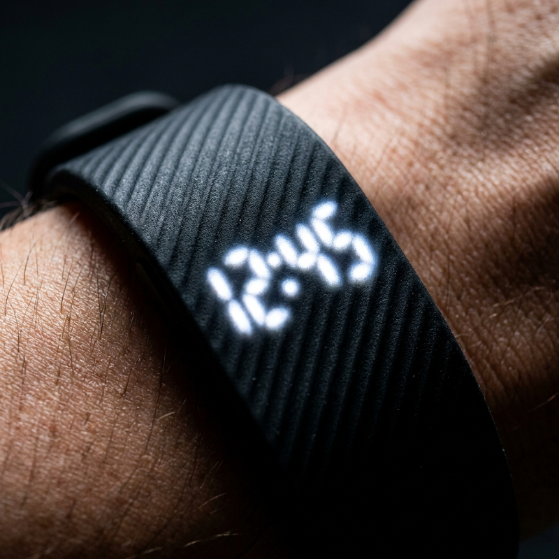 Silent Vibrating Alarm Wristband detail