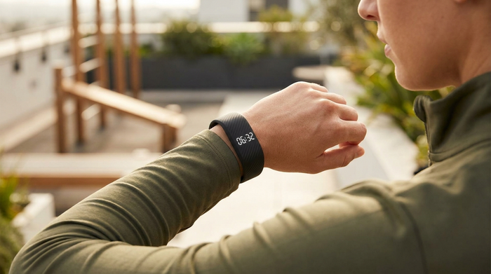 Silent Vibrating Alarm Wristband, alternate angle